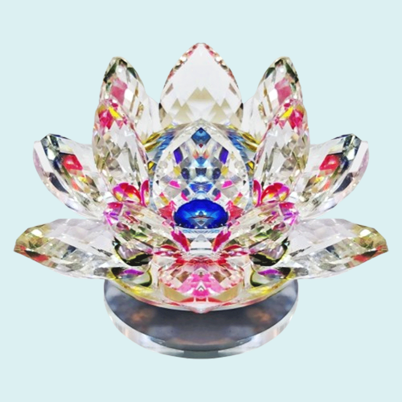 Multicolor Feng Shui Lotus