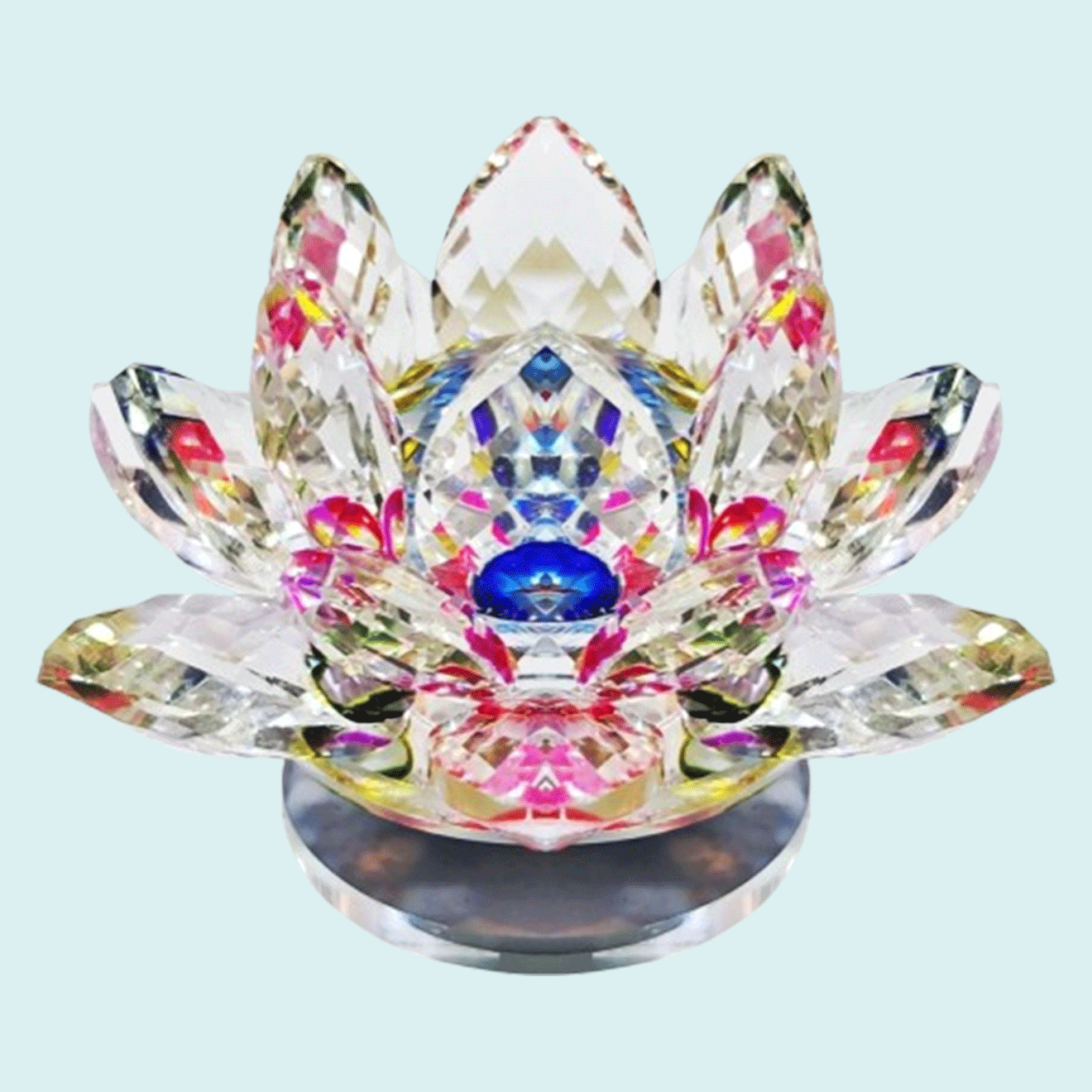 Multicolor Feng Shui Lotus