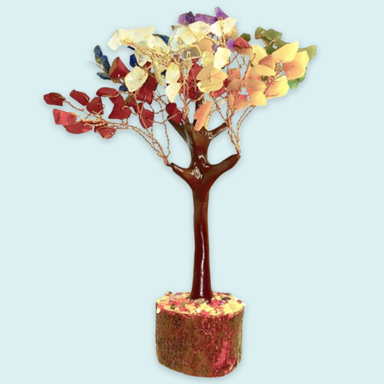 Bonsai Seven Chakra Crystal Tree