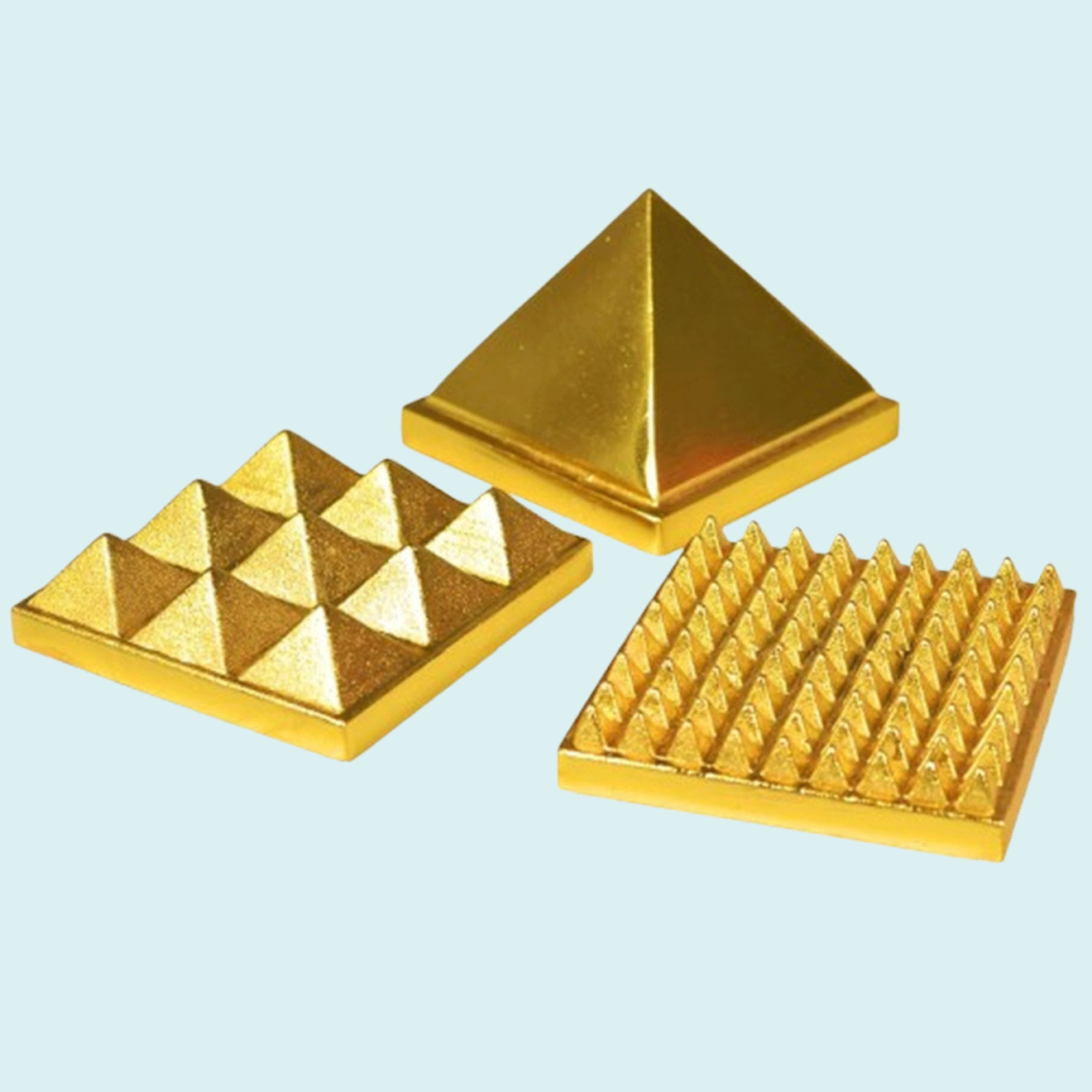 3 Layer Brass Pyramid