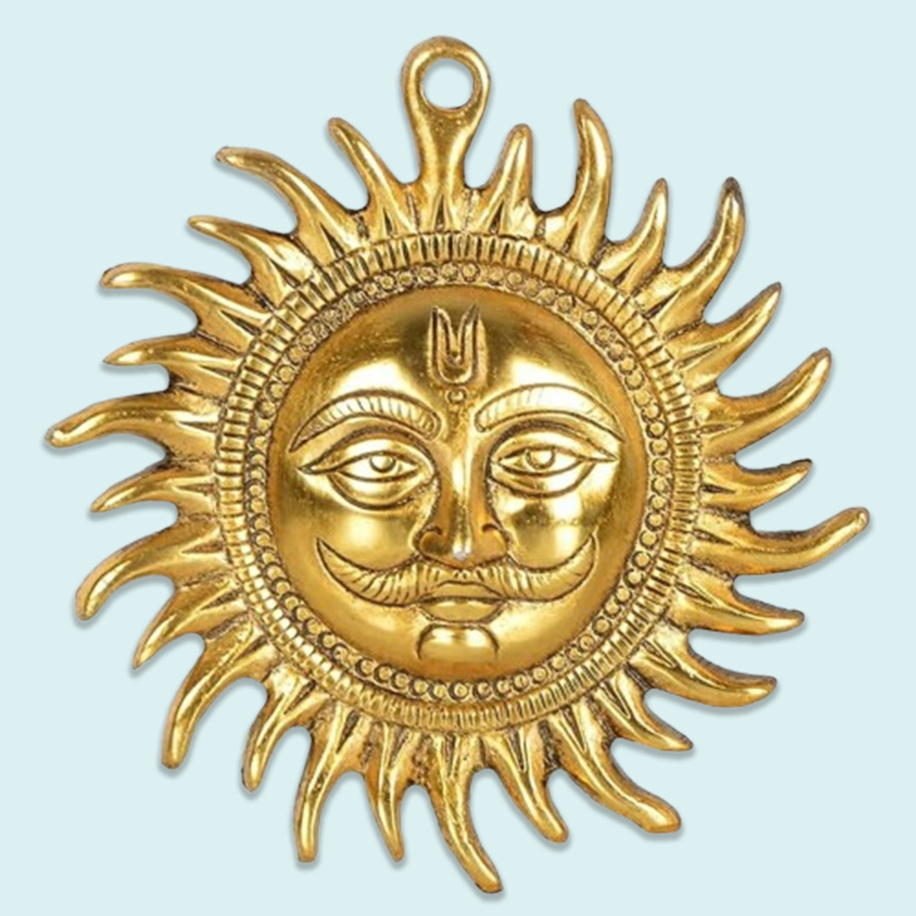 Brass Surya Wall Hanging