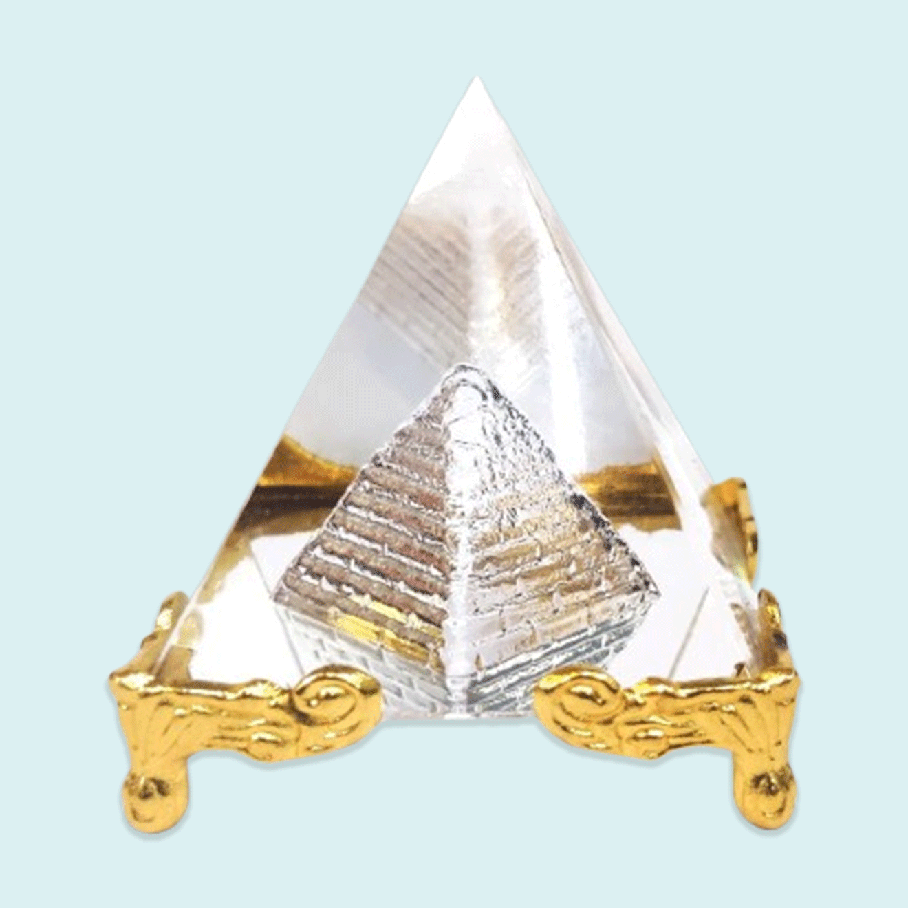 Crystal Glass Pyramid