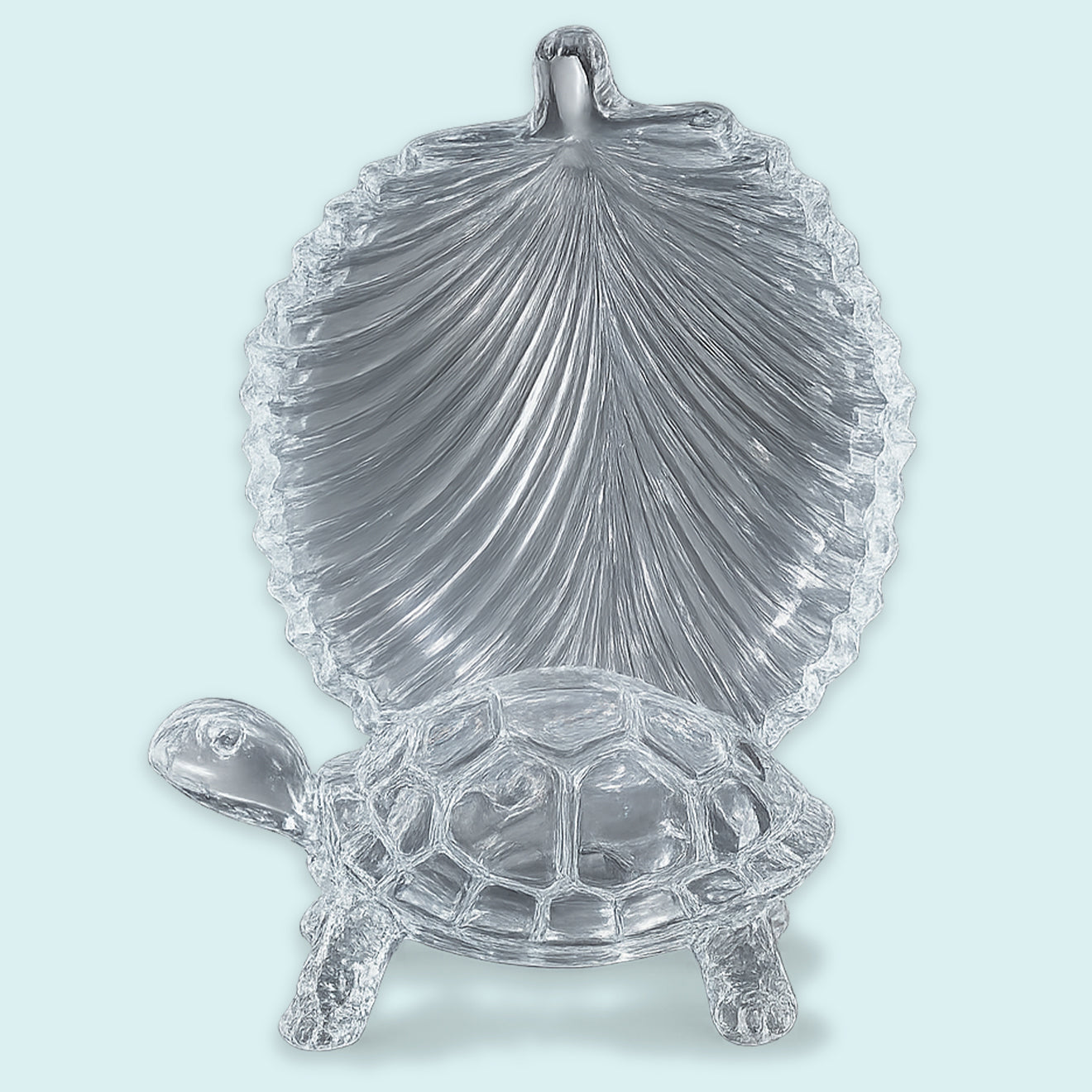 Crystal Turtle Tortoise With Plate