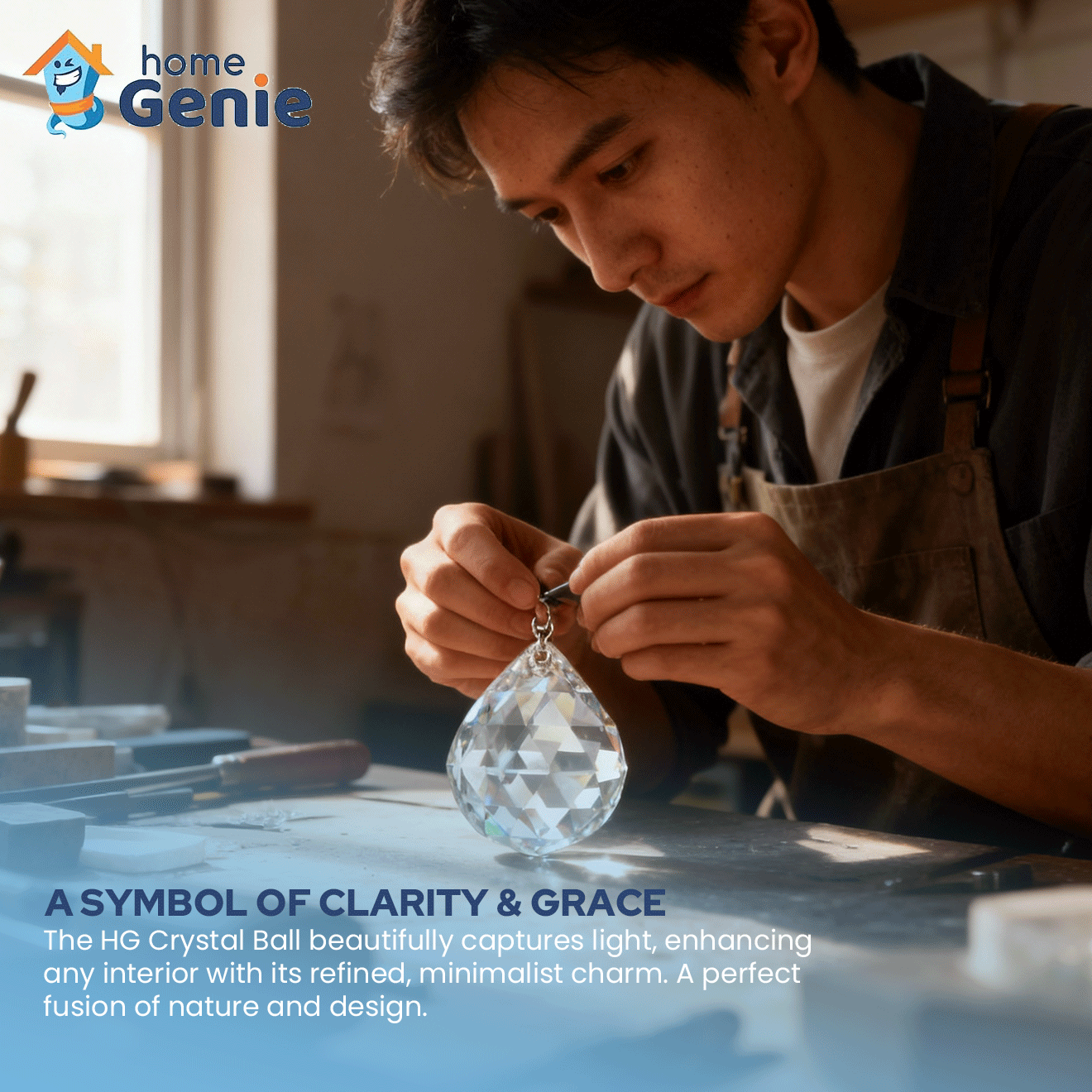 Clear Glass Crystal Ball