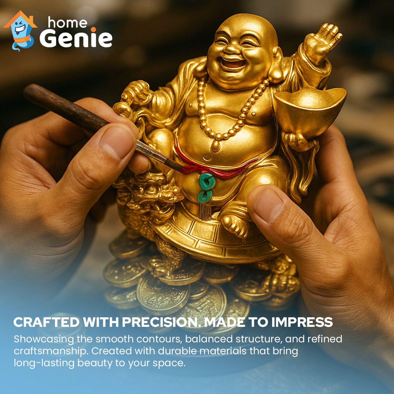 Laughing Buddha Idol