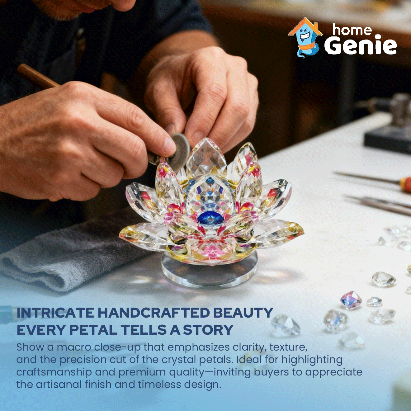 Multicolor Feng Shui Lotus