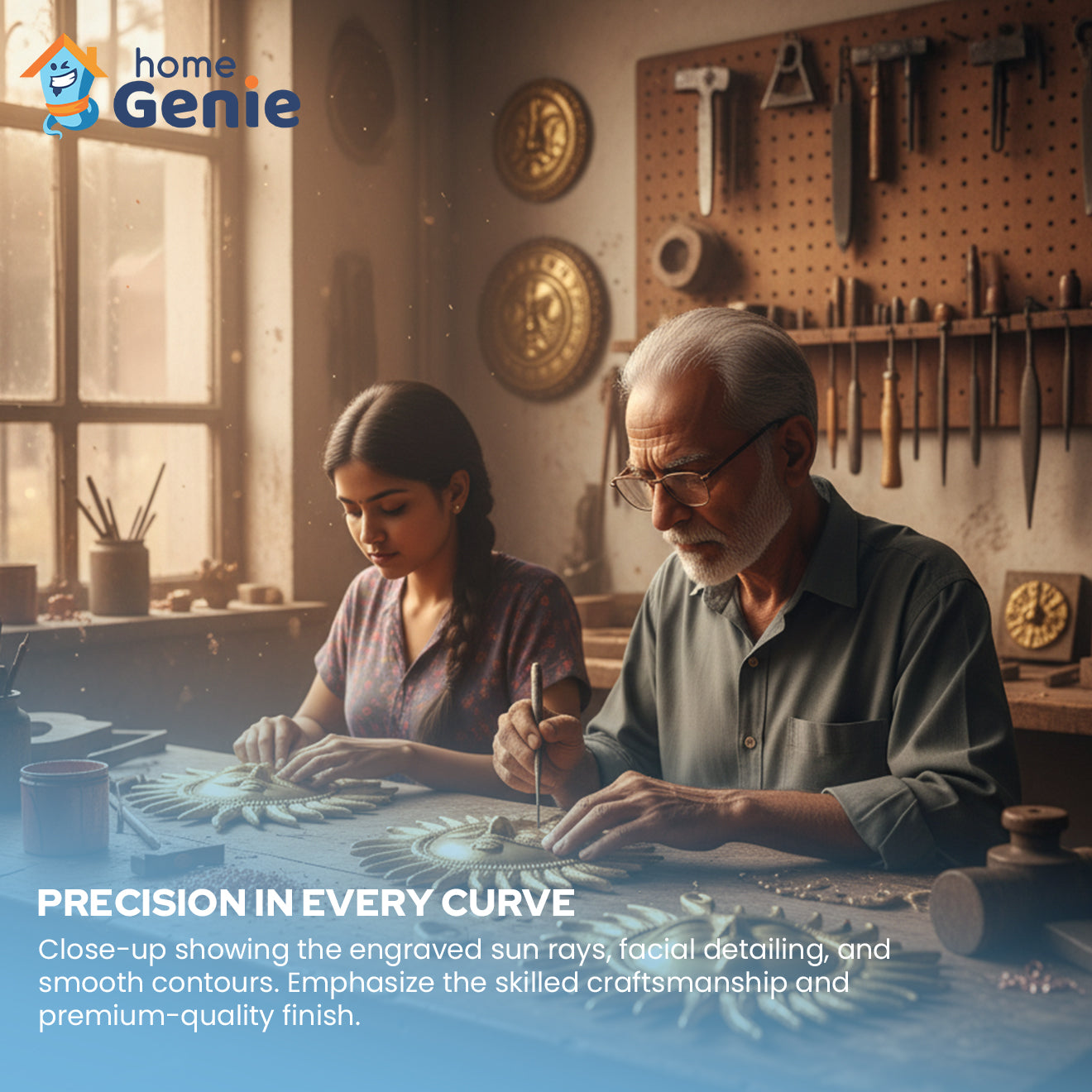 Brass Surya Wall Hanging