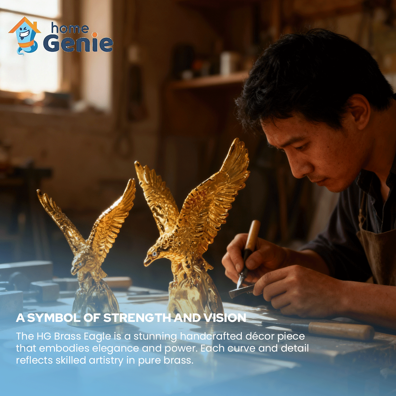 Golden Eagle Showpiece