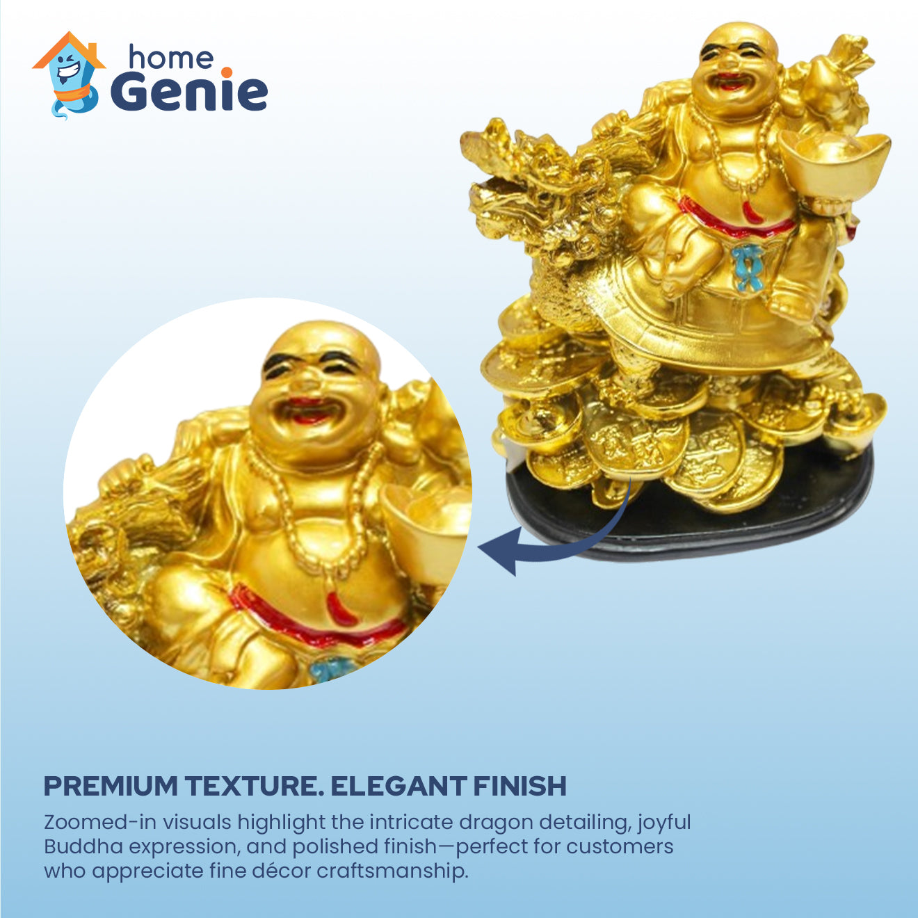 Laughing Buddha Idol