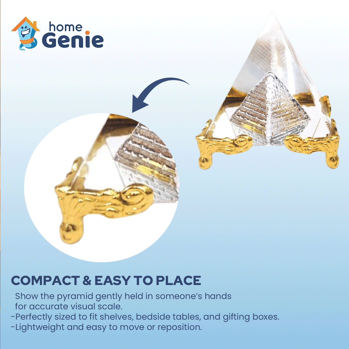 Crystal Glass Pyramid