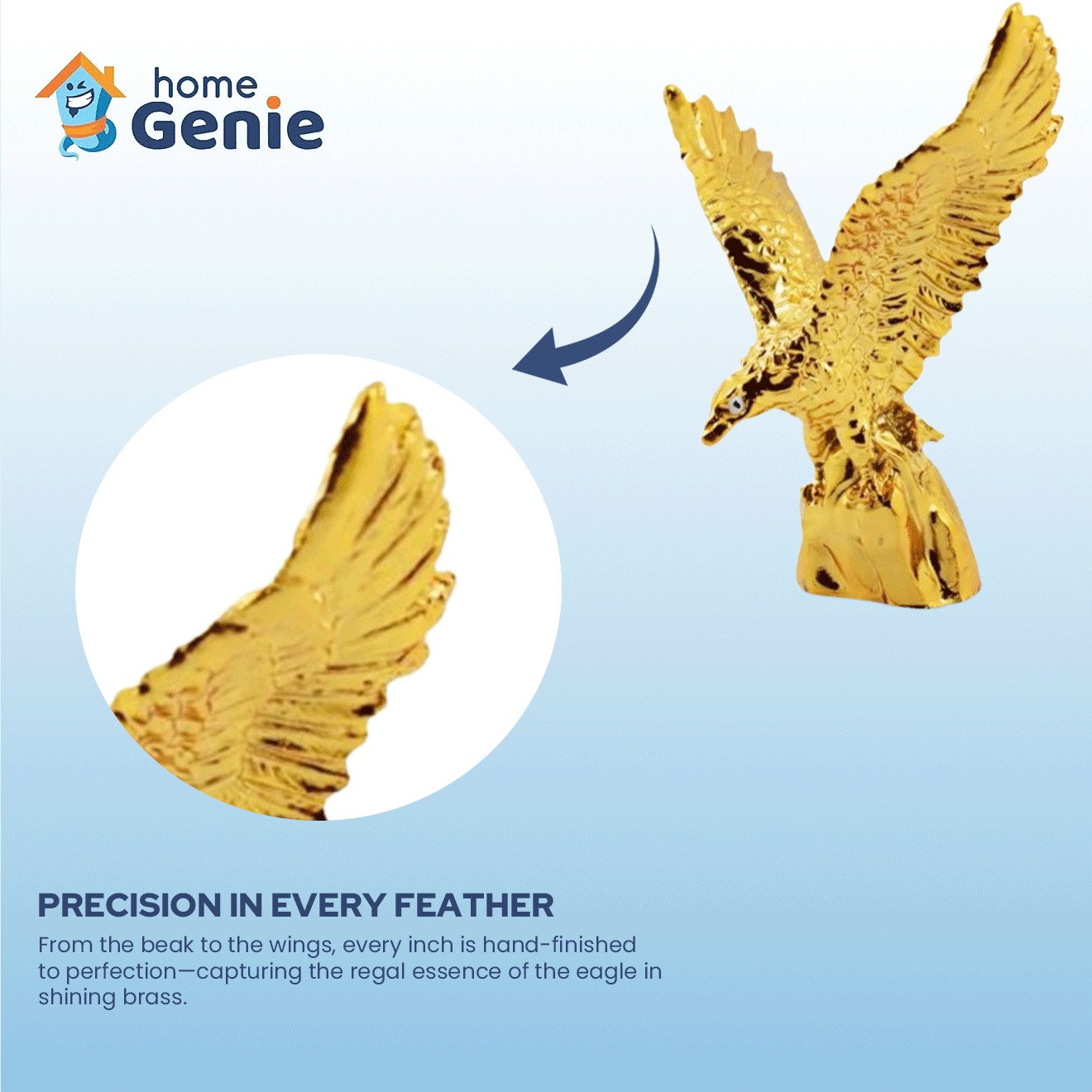 Golden Eagle Showpiece