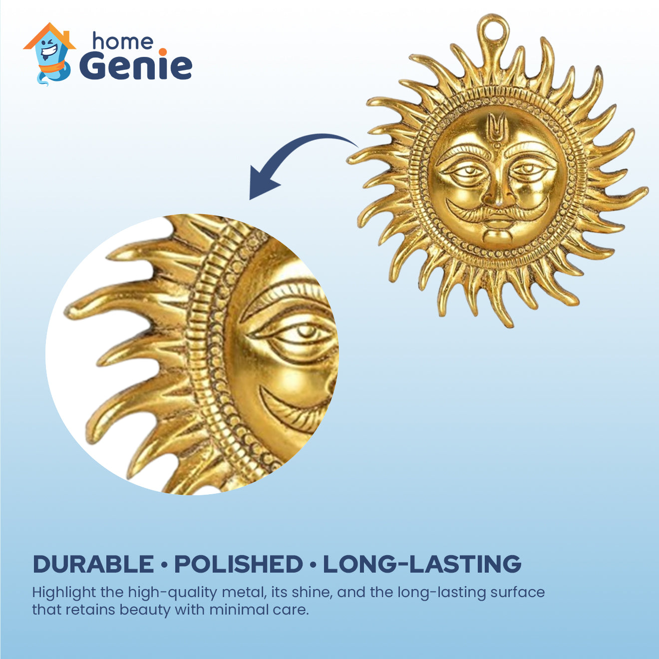 Brass Surya Wall Hanging