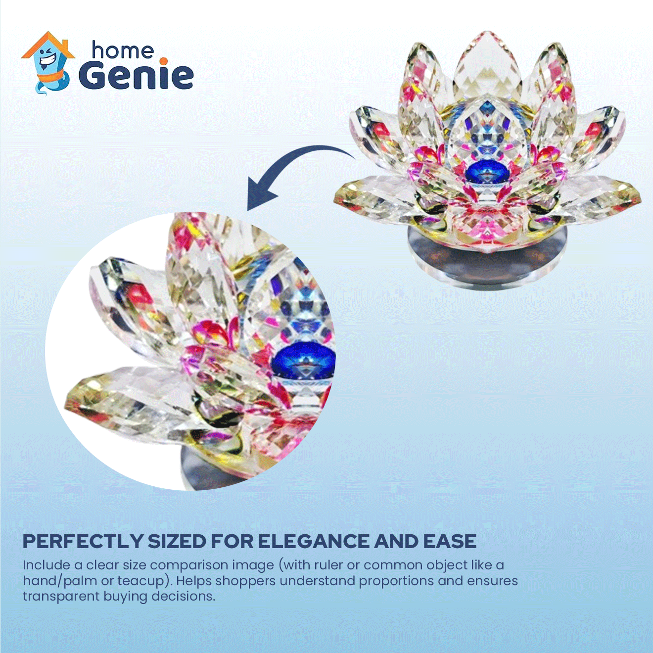 Multicolor Feng Shui Lotus