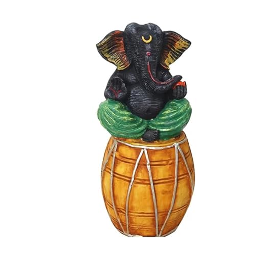 Handicraft Dholak Ganesh