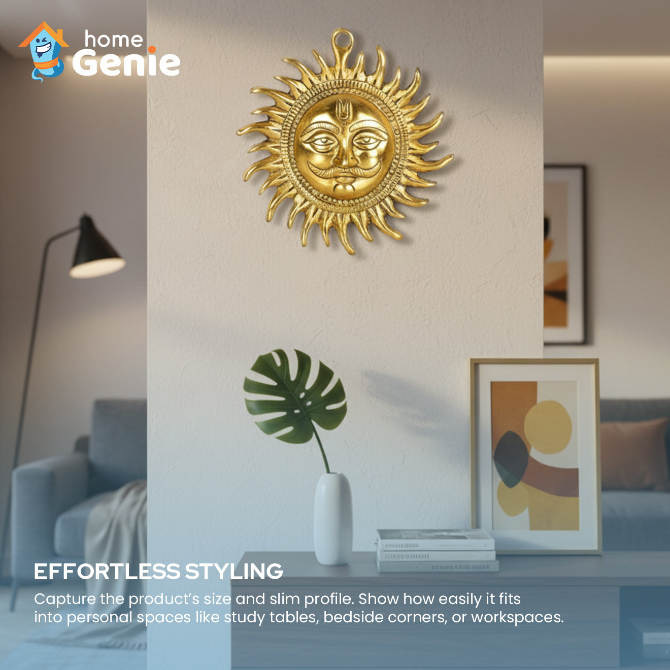 Brass Surya Wall Hanging