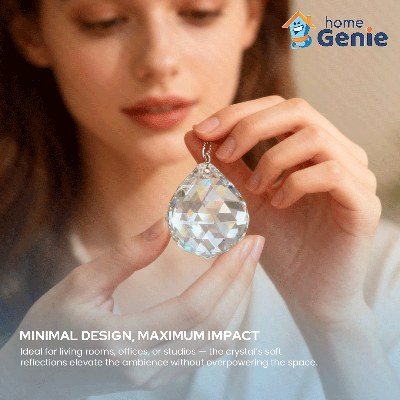 Clear Glass Crystal Ball