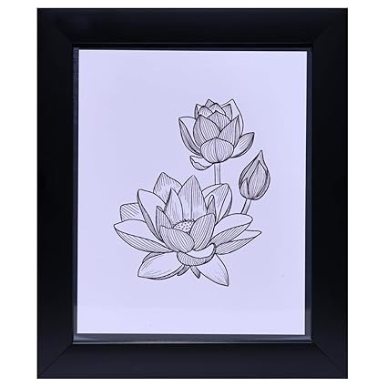 Lotus Flower Wall Frame
