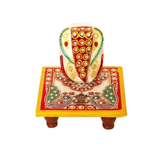 White Marble Ganesha Statue