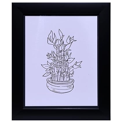 Bamboo Plant Wall Frame