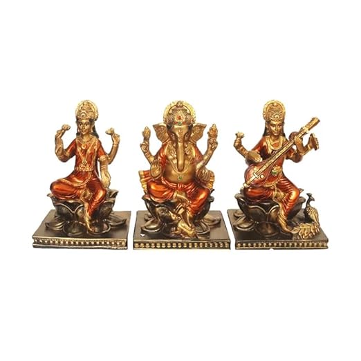 Lord Laxmi Ganesha Saraswati Statue