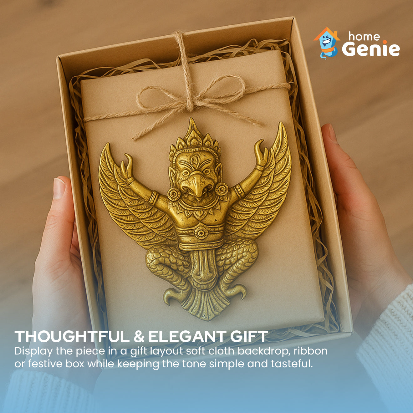Brass Garuda Wall Piece