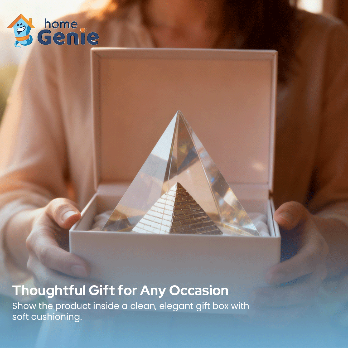 Crystal Glass Pyramid