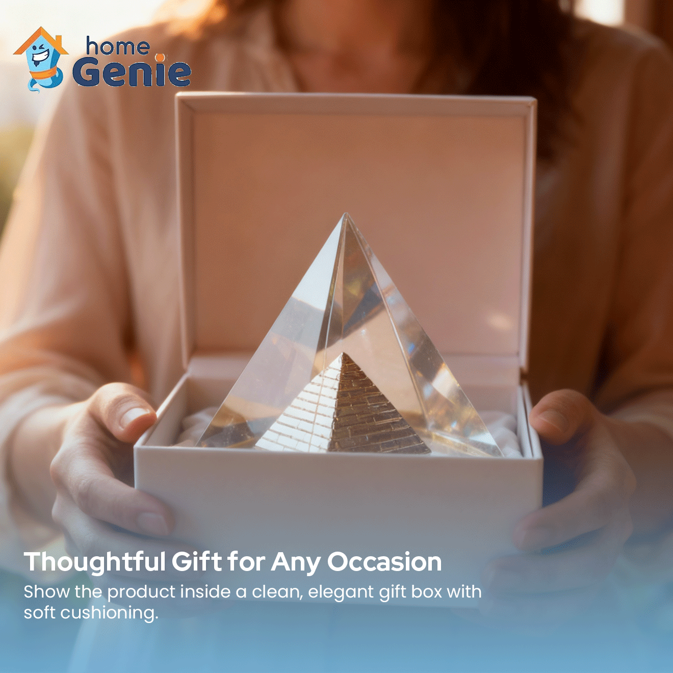 Crystal Glass Pyramid
