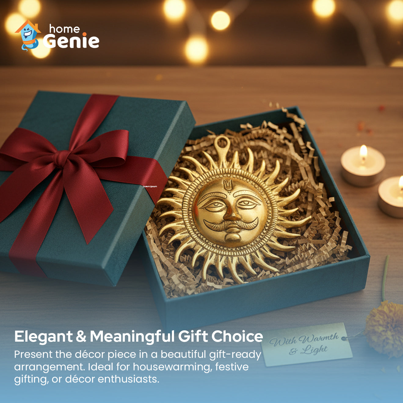 Brass Surya Wall Hanging