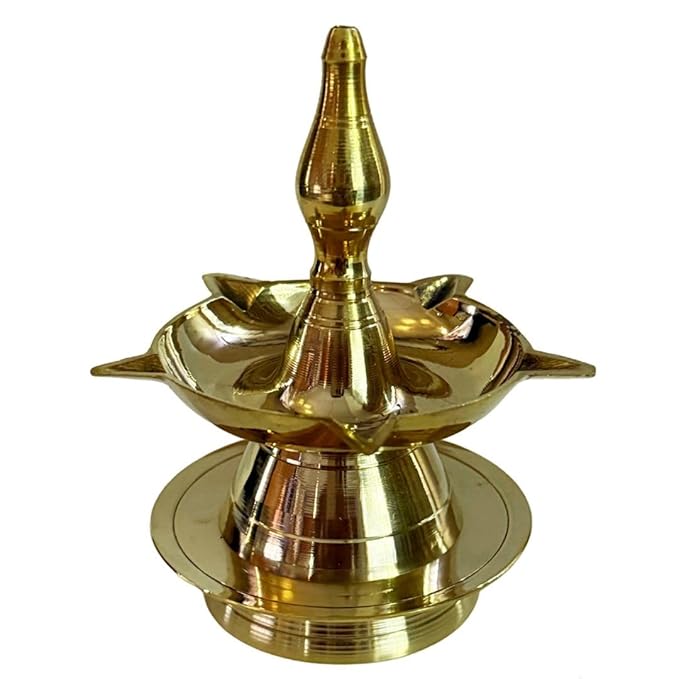 Kerala Brass Jyot Diya – 12cm