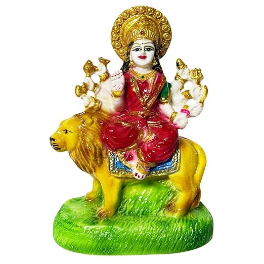 Maa Durga Idol on Lion