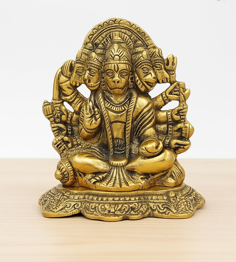 Brass Hanuman Idol