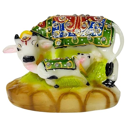 Kamdhenu Cow & Calf Idol