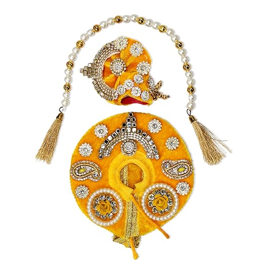 Lord Krishna Dress Set for Janmashtami Pooja