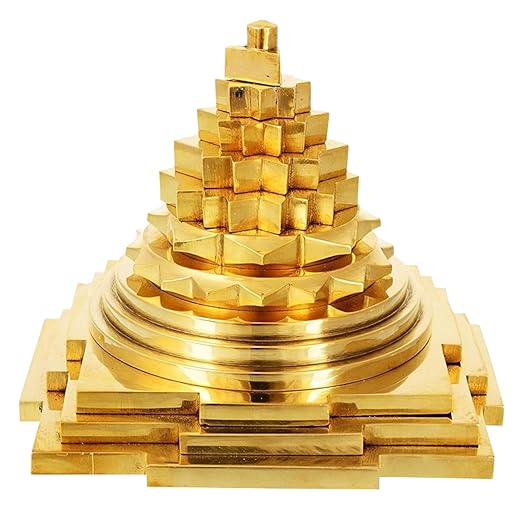 Laxmi Maha Meru Shree Yantra Original Brass