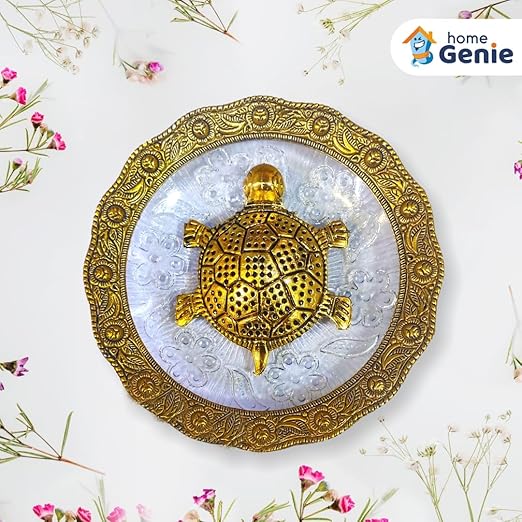 Crystal Turtle Tortoise With Plate