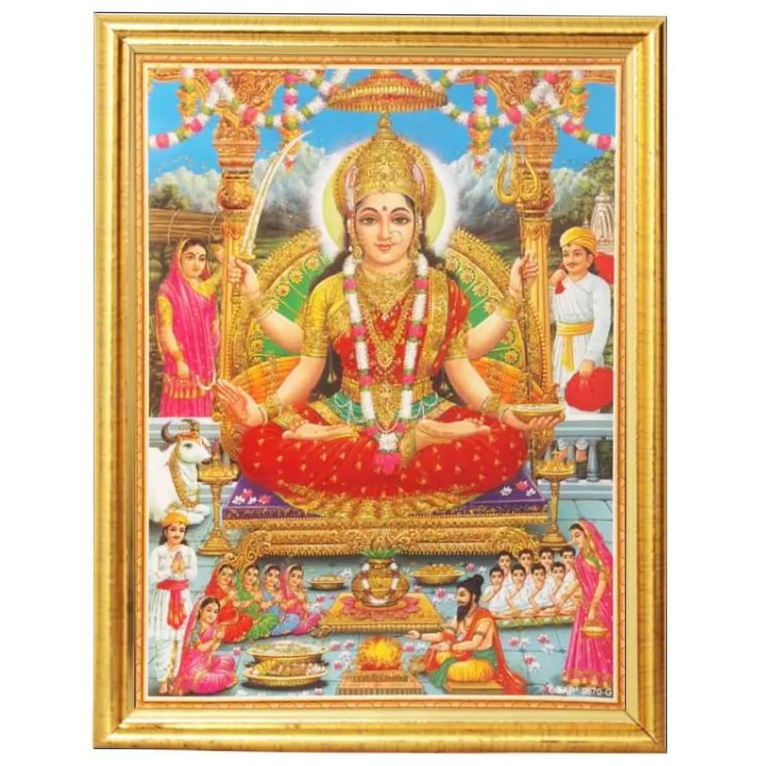Goddess Annapurna Photo Frame