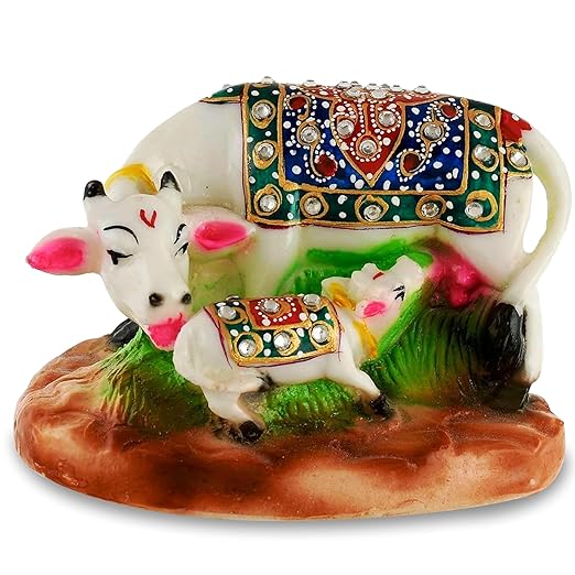 Kamdhenu Cow & Calf Statue