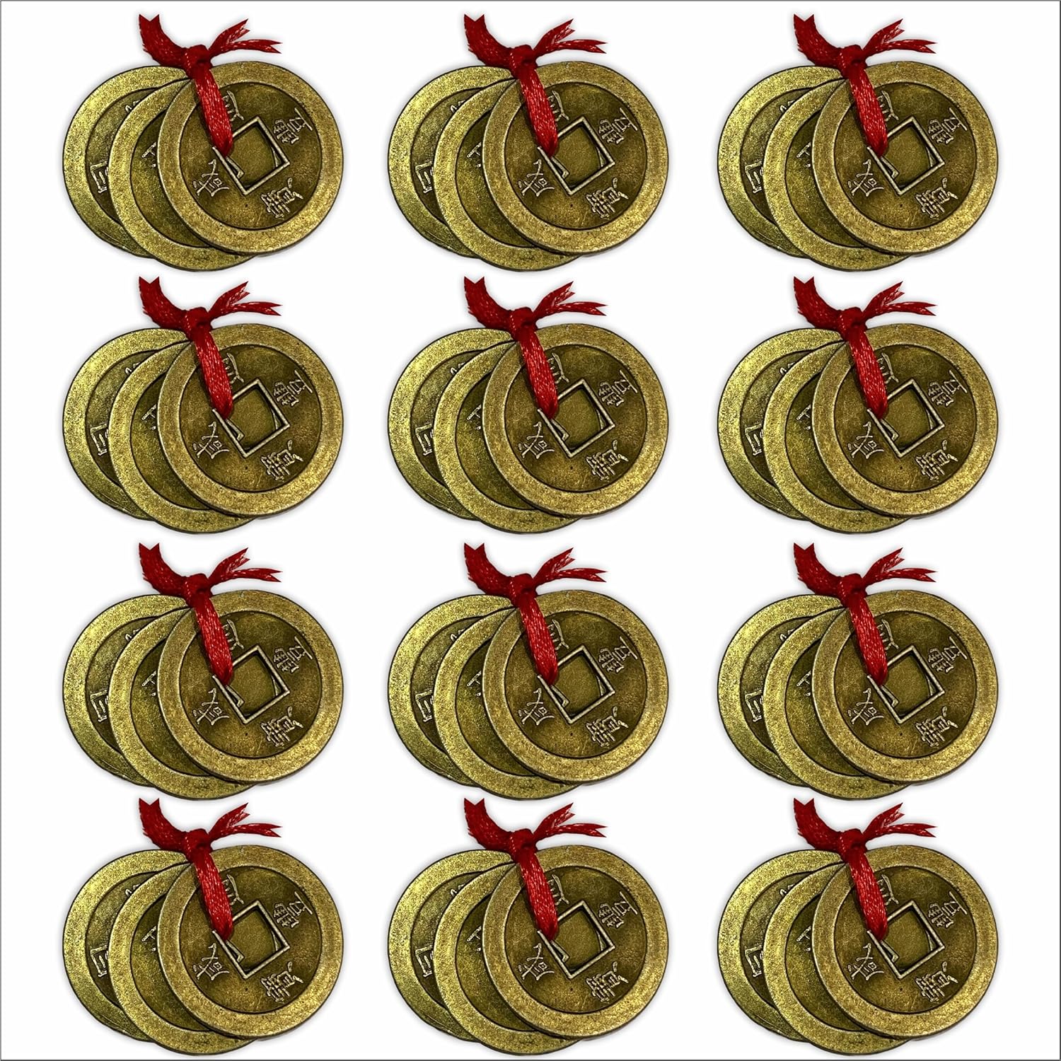 Red String Lucky Coins