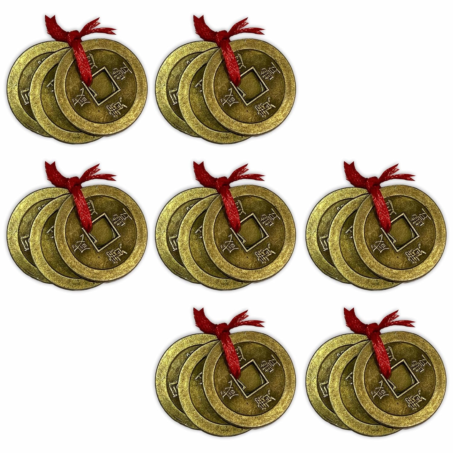 Red String Lucky Coins