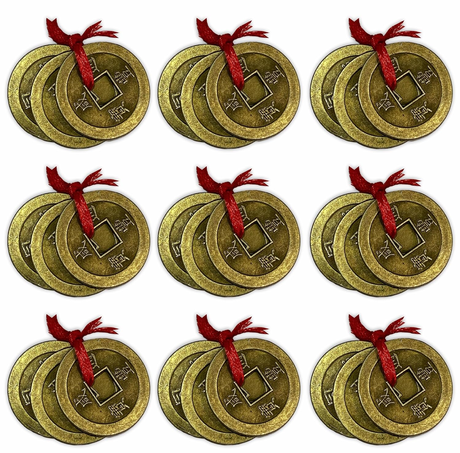 Red String Lucky Coins