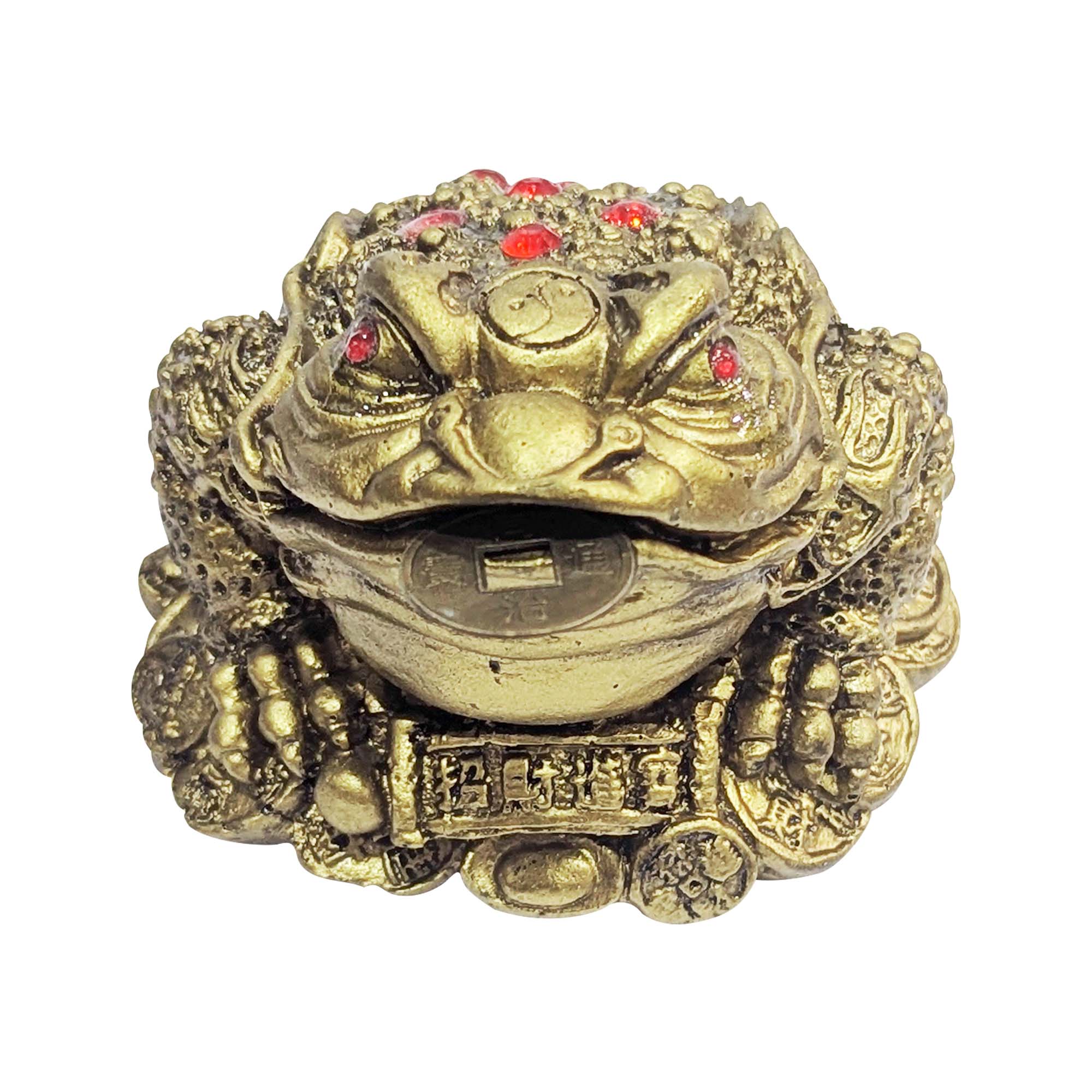 Three-Legged Money Frog with Coin