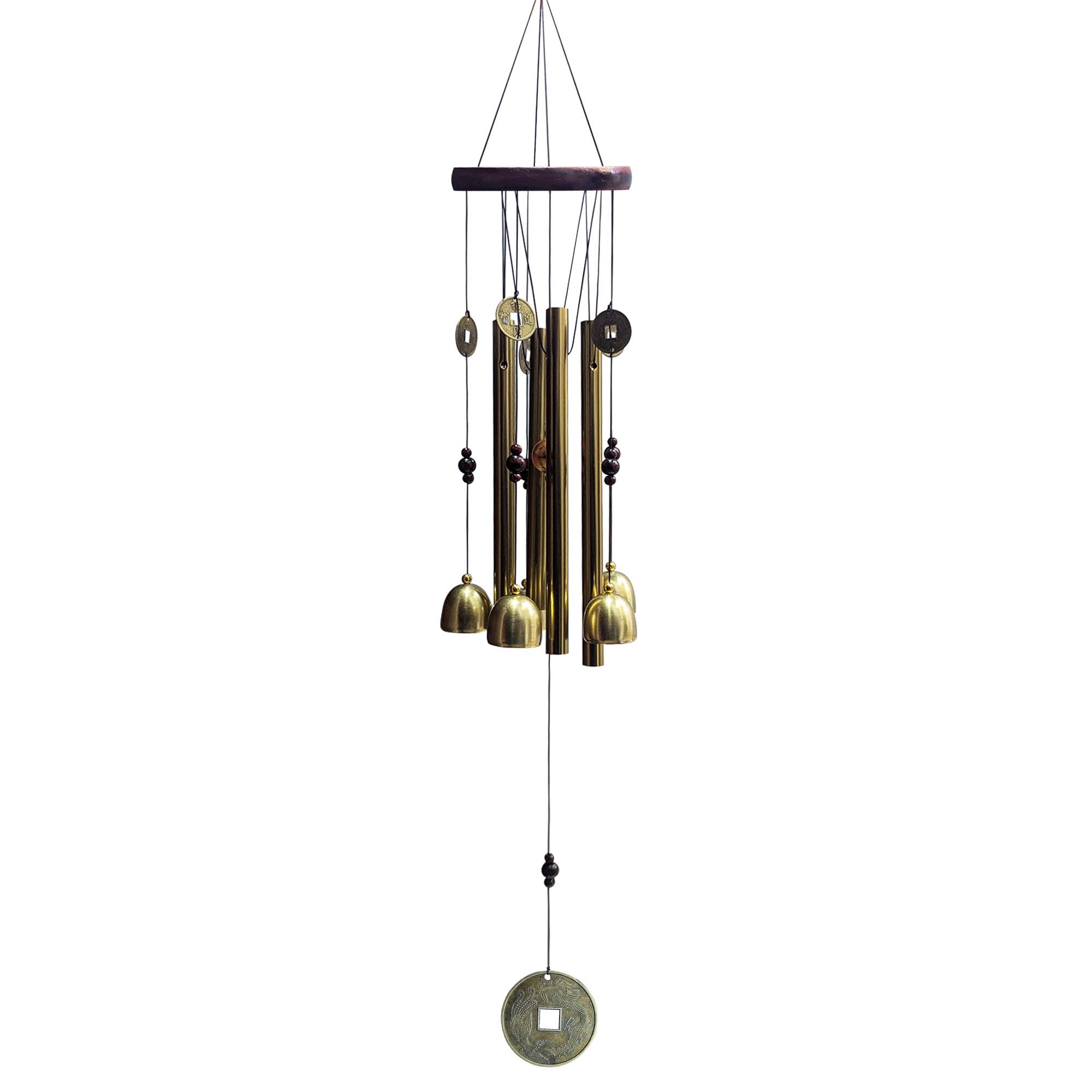 Wind Chime with Metal Bells & Chinese Coin