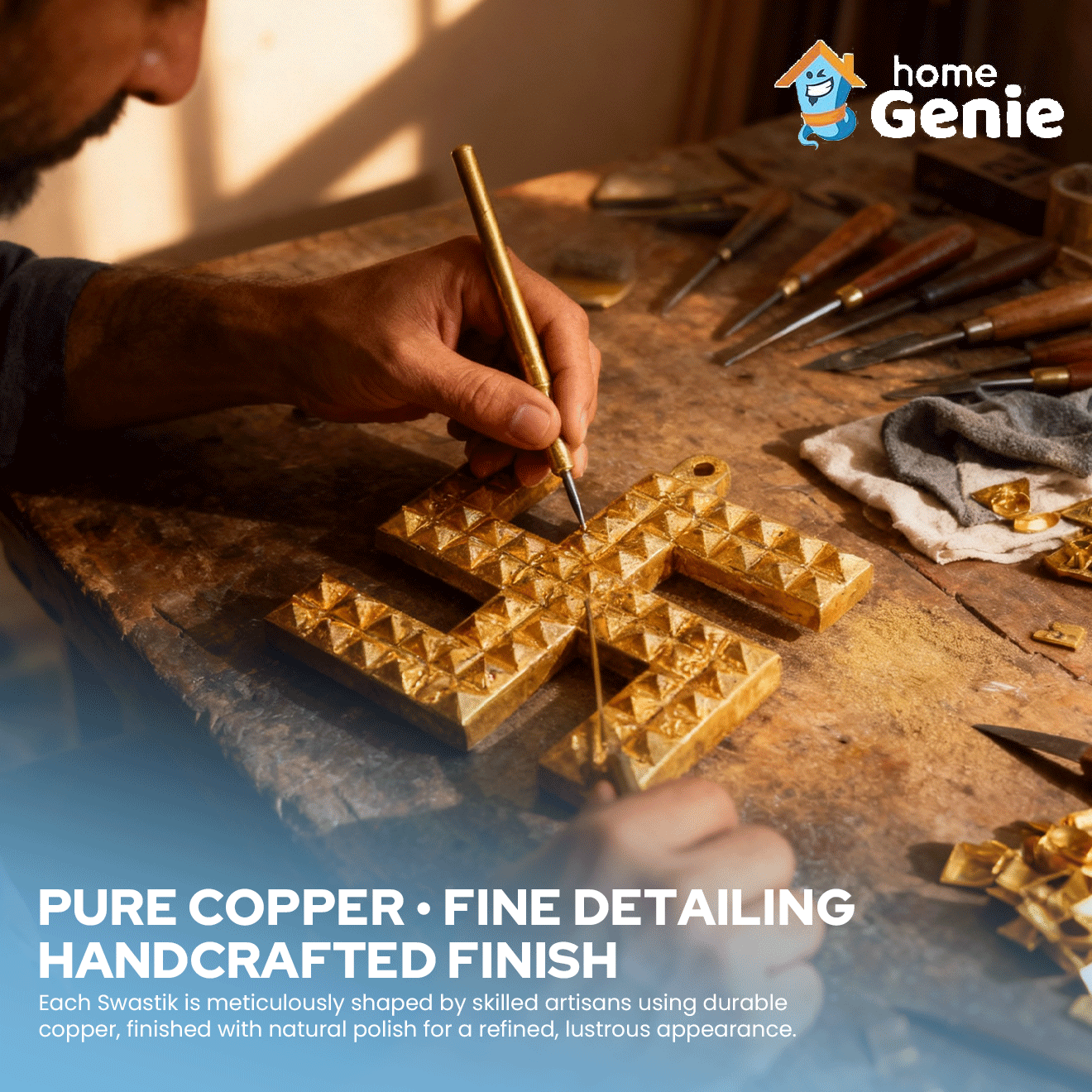 Copper Swastik