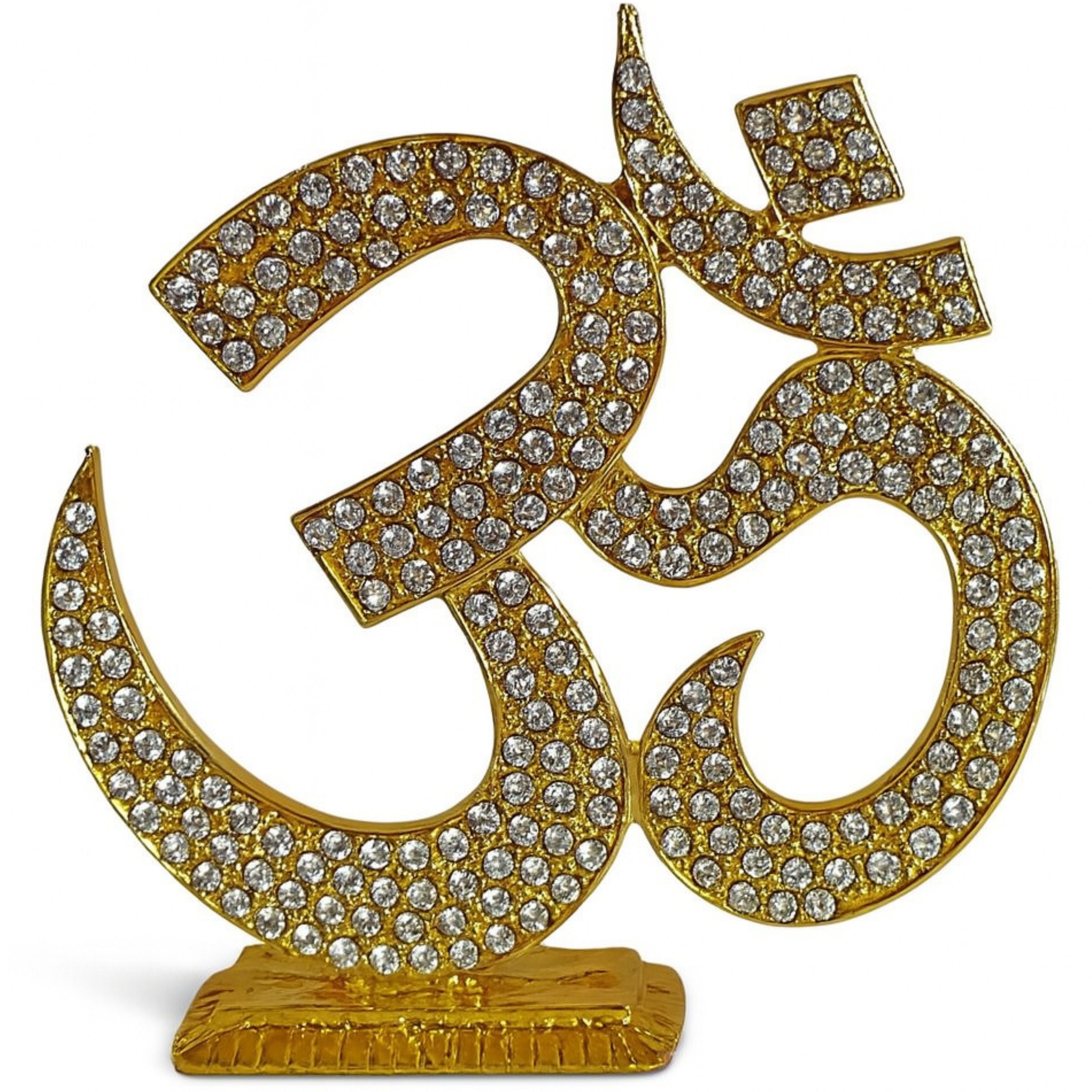 Brass Om Symbol Showpiece