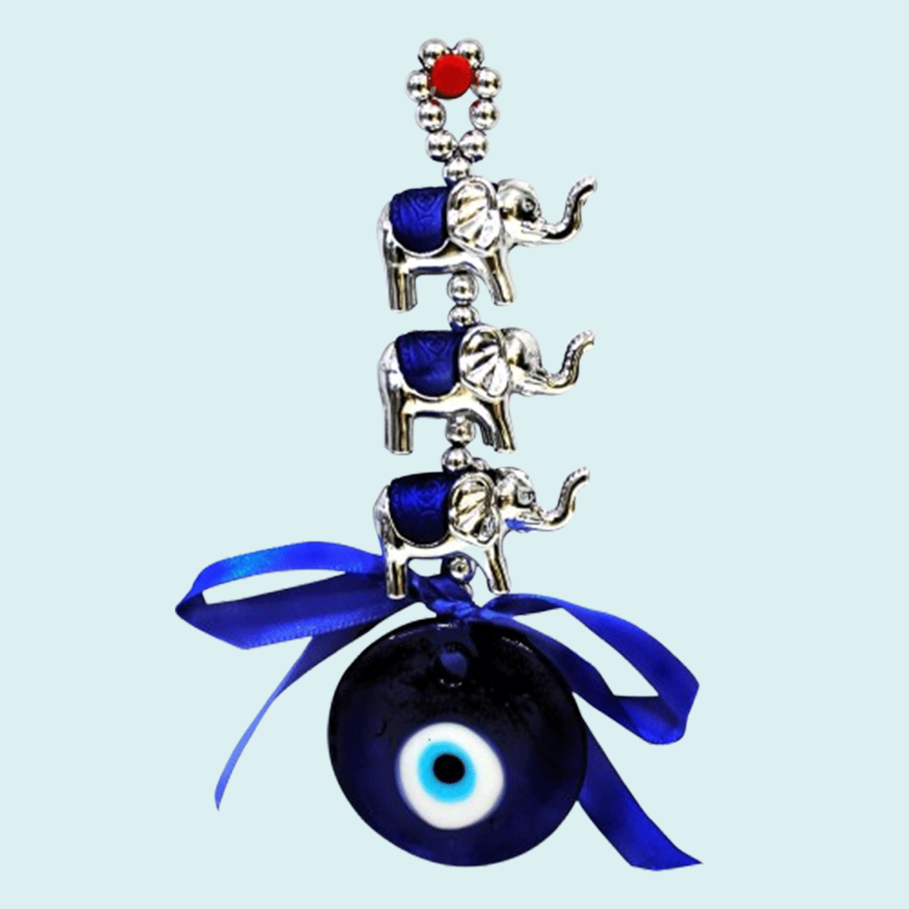 Evil Eye Elephant, Om & Owl Hanging