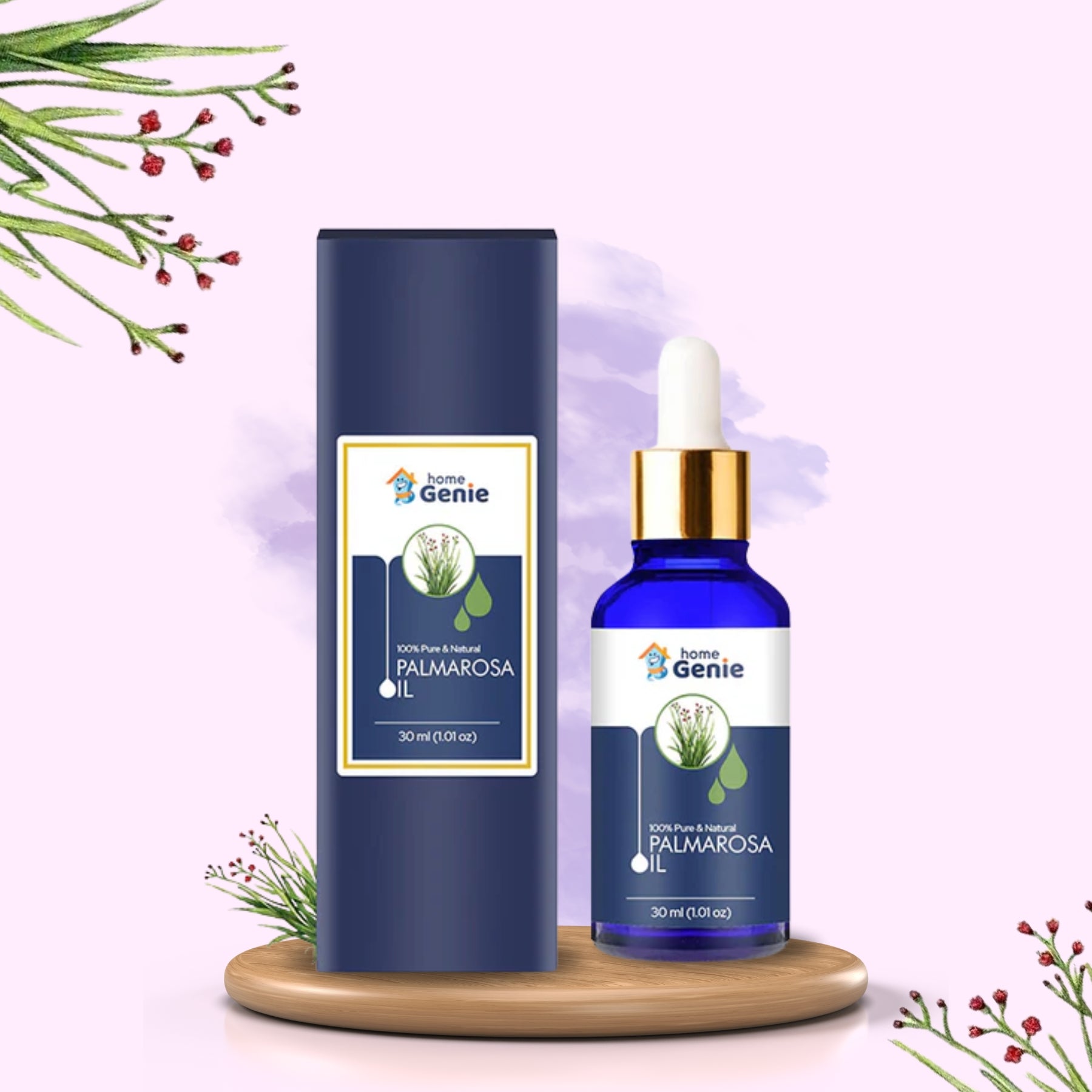 Palmarosa Oil : Harmonizing Energy & Tranquility
