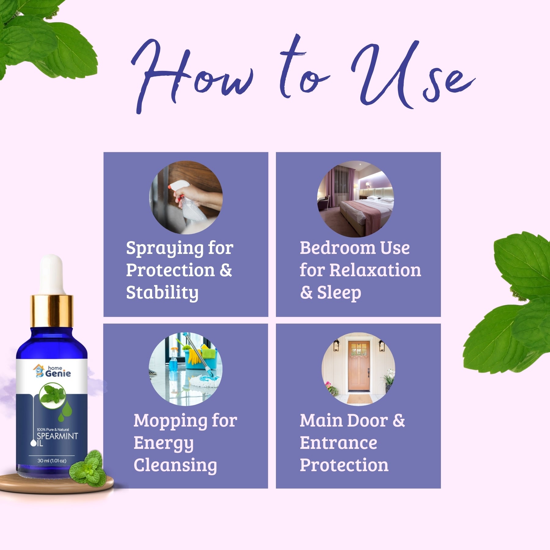 Spearmint Oil for Positive Vibes