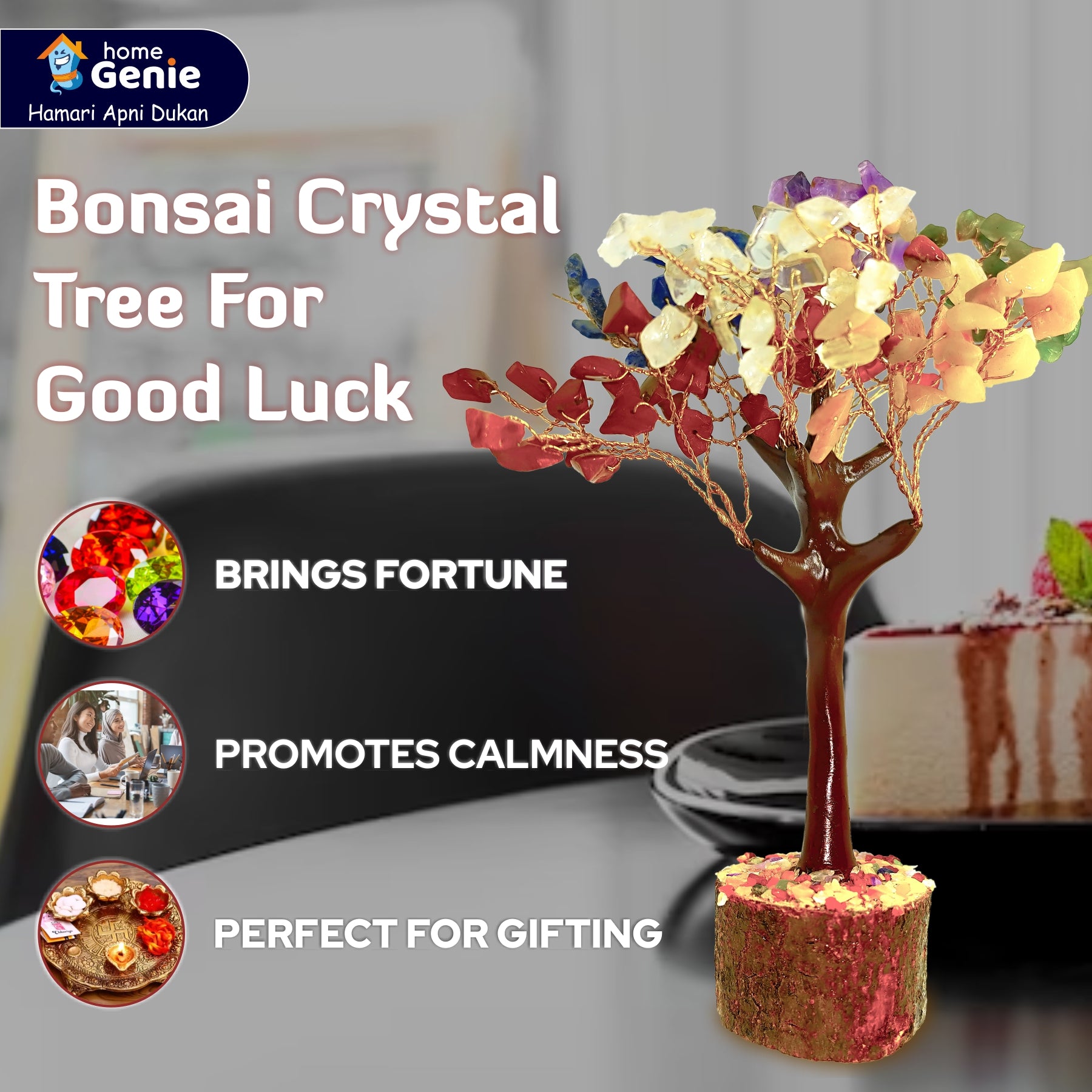 7 Chakra Crystal Tree