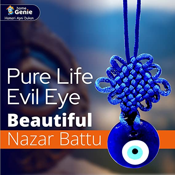 Round Evil Eye With Ruyi Knot